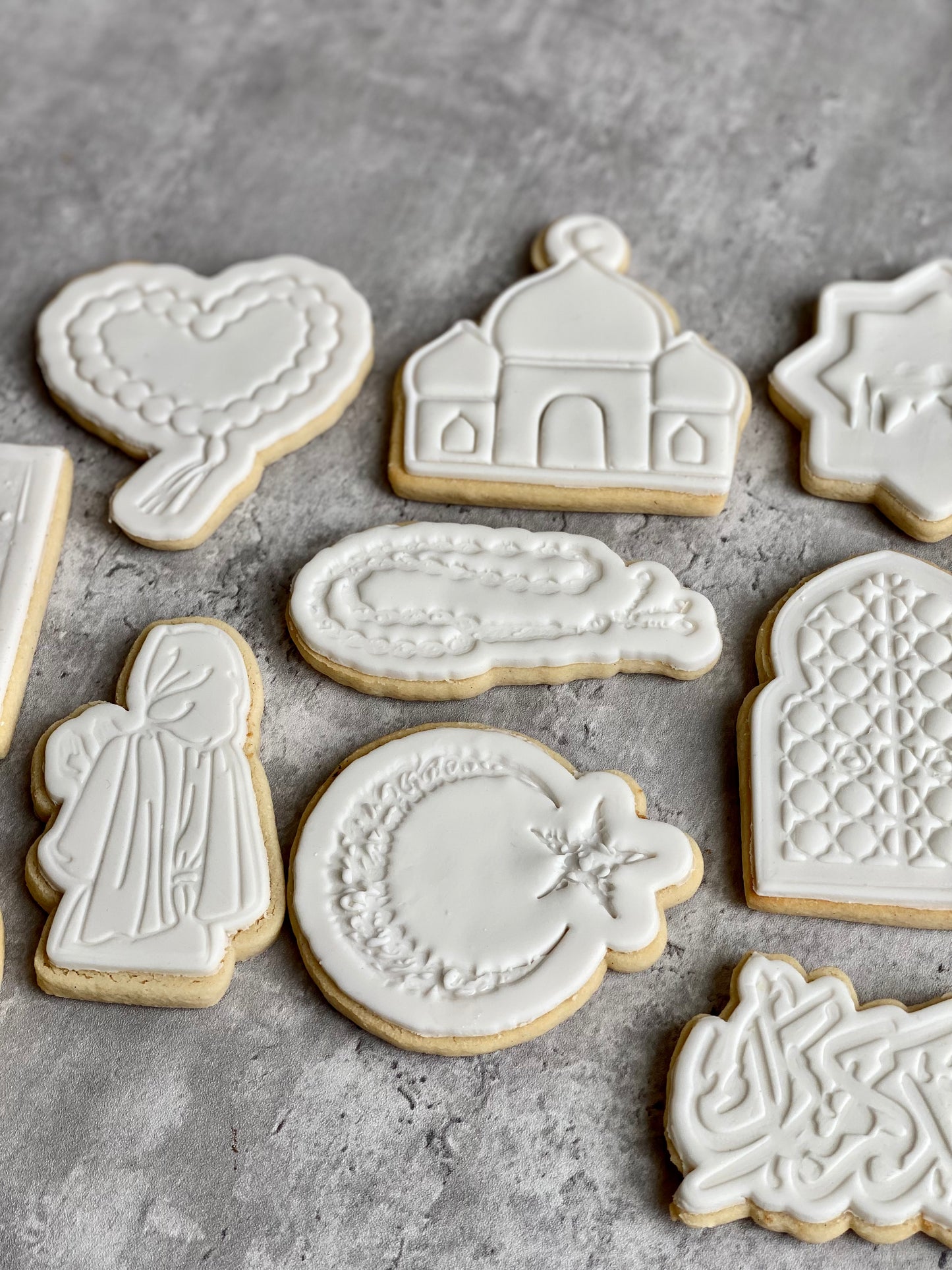 Eid Soft Vanilla Bean Sugar Cookies (White)