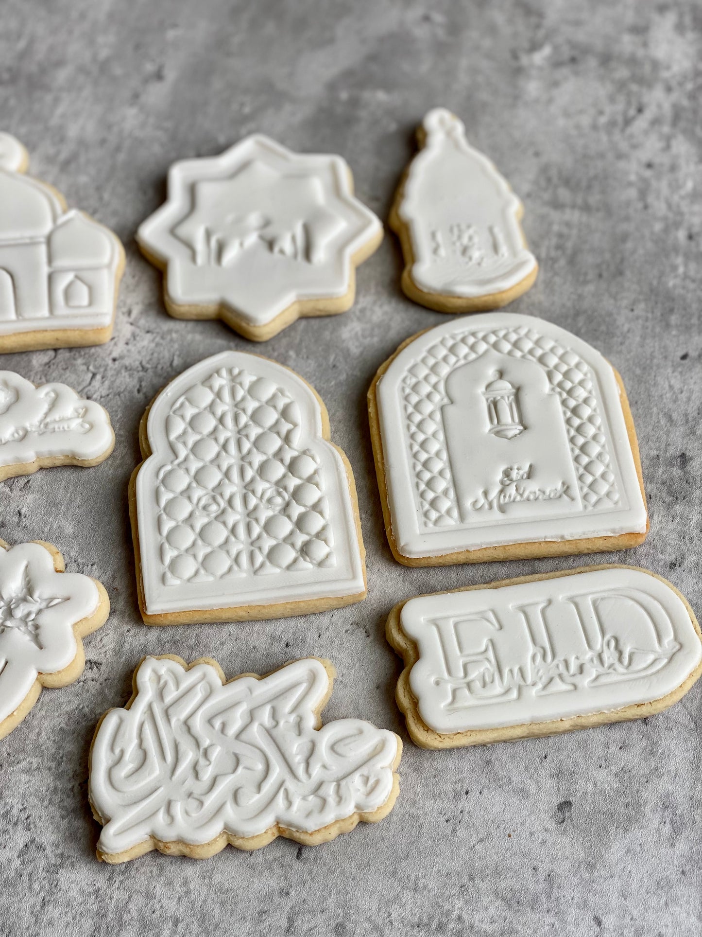 Eid Soft Vanilla Bean Sugar Cookies (White)